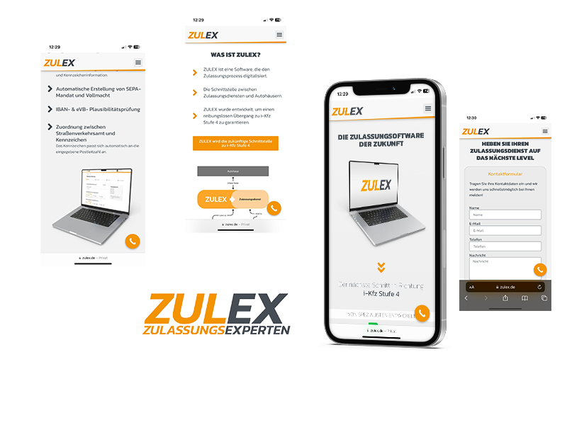 Maßgeschneidertes Corporate Design und Website von KADION für Zulex